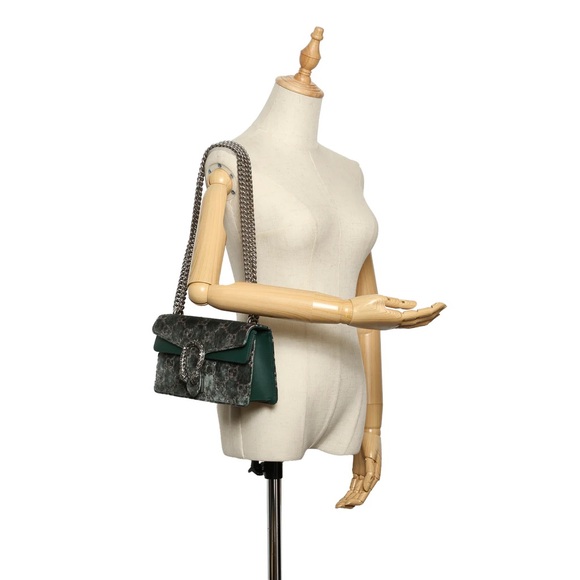 Gucci Small GG Velvet Dionysus Shoulder Bag - Picture 3 of 3